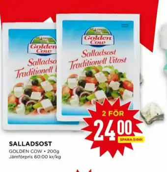 Willys Golden Cow Salladsost erbjuda