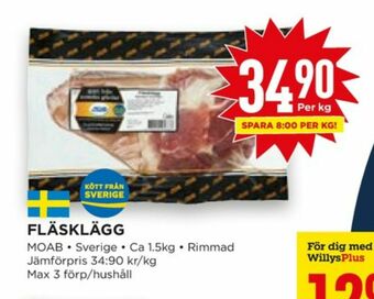 Willys Hemma Moab Fläsklägg erbjuda