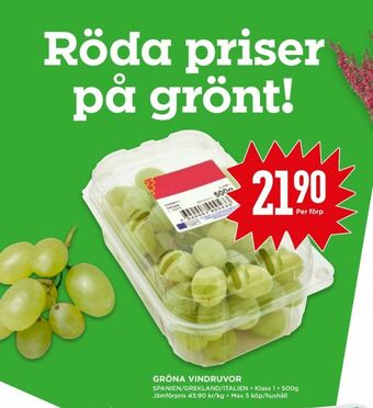 Willys Hemma Vindruvor erbjuda