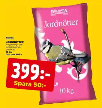 Jem&Fix Jordnötter erbjuda