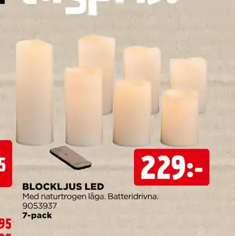 Jem&Fix Blockljus led erbjuda