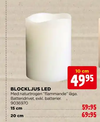 Jem&Fix Blockljus led erbjuda