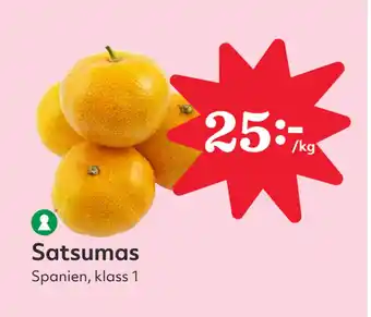 Hemköp Satsumas erbjuda