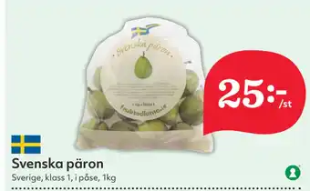 Hemköp Svenska päron erbjuda
