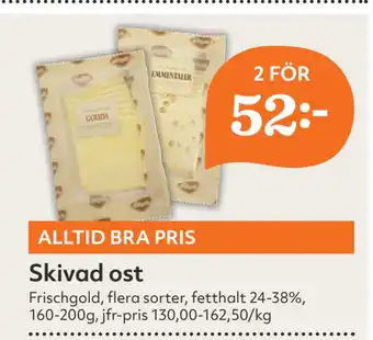 Hemköp Skivad ost erbjuda