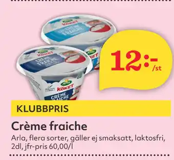 Hemköp Crème fraiche erbjuda