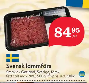 Hemköp Svensk lammfärs erbjuda
