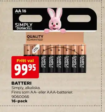 Jem&Fix Batteri erbjuda