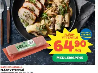 Coop Fläskytterfilé erbjuda