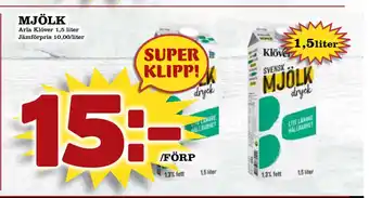 Nya Pulsen Mjölk erbjuda