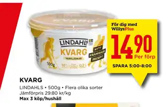 Willys Kvarg erbjuda