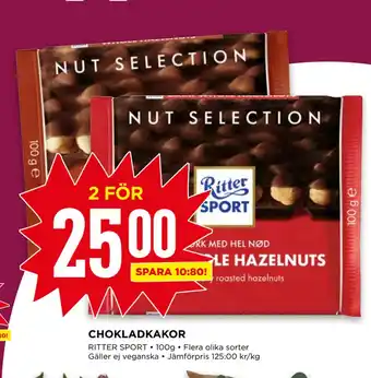 Willys Chokladkakor erbjuda