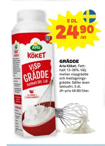 Stora Coop Grädde erbjuda