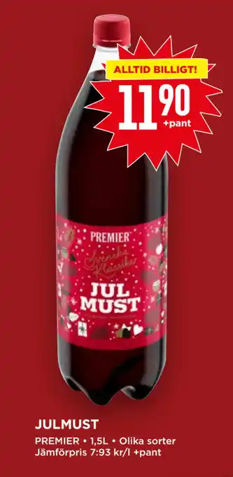 Willys Julmust erbjuda