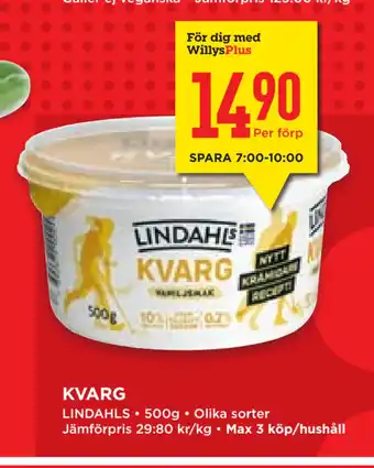Willys Hemma Kvarg erbjuda
