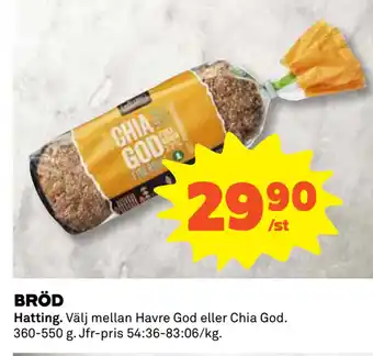 Coop Bröd erbjuda