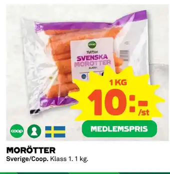 Coop Morötter erbjuda