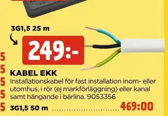 Jem&Fix Kabel ekk erbjuda