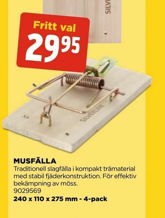 Jem&Fix Musfälla erbjuda