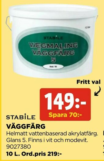 Jem&Fix Väggfärg erbjuda