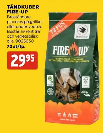 Jem&Fix Tändkuber fire-up erbjuda