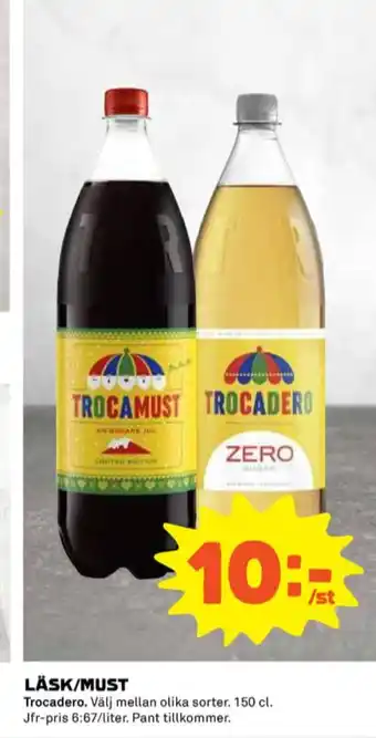 Coop Trocadero läskedryck erbjuda