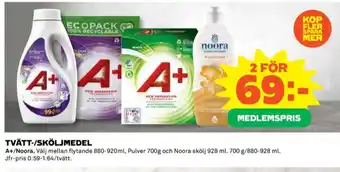 A+ tvättmedel flytande