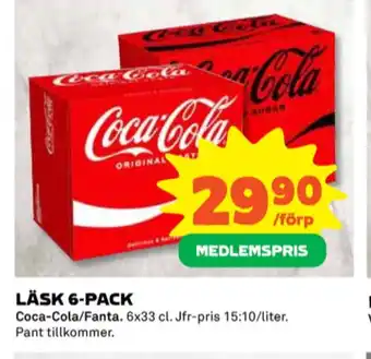 Coop Coca cola läskedryck erbjuda