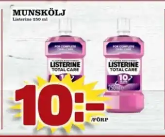 Matdax Listerine munskölj erbjuda