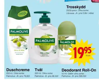 Matöppet Palmolive duschtvål erbjuda