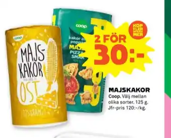 Stora Coop Coop majskakor erbjuda