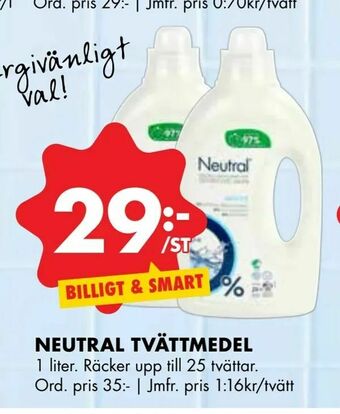 ÖoB Neutral tvättmedel erbjuda