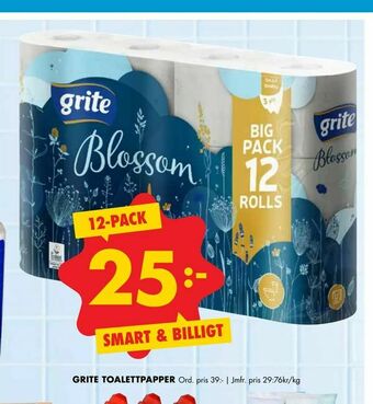 ÖoB Grite toalettpapper erbjuda
