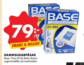 ÖoB Dammsugarpåsar erbjuda