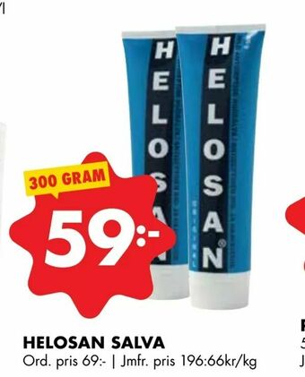 ÖoB Helosan salva erbjuda