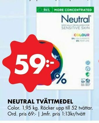ÖoB Neutral tvättmedel erbjuda