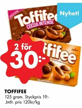 ÖoB Toffifee erbjuda