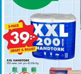 ÖoB Xxl handtork erbjuda