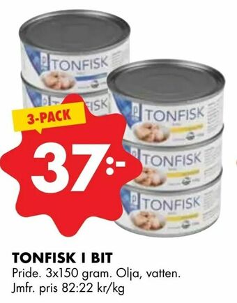 ÖoB Tonfisk i bit erbjuda