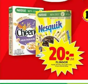 ICA Maxi Nestlé Frukostprodukt erbjuda