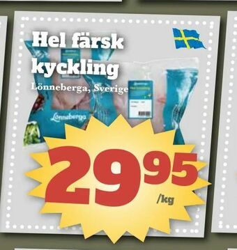 Bonum Matmarknad Hel färsk kyckling erbjuda