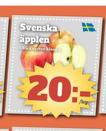 Bonum Matmarknad Svenska äpplen erbjuda