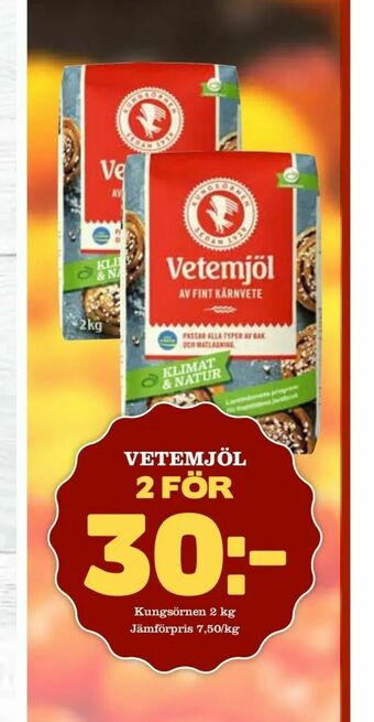 Bonum Matmarknad Vetemjöl erbjuda