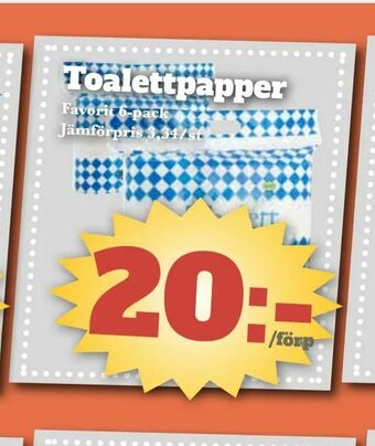 Bonum Matmarknad Toalettpapper erbjuda