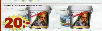 tzatziki turkisk yoghurt 3,3-10%