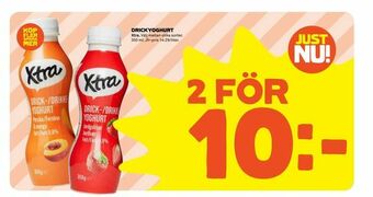 Coop Extra Drickyoghurt erbjuda