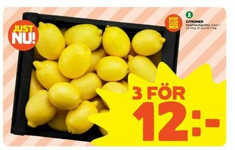Coop Extra Citroner erbjuda