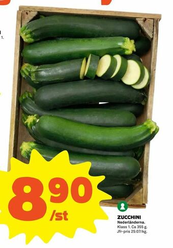 Coop Extra Zucchini erbjuda