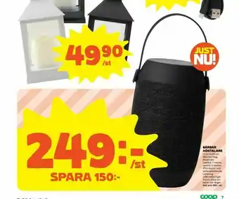 Bärbar högtalare