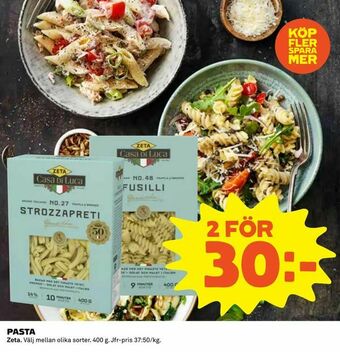 Coop Daglivs Pasta erbjuda
